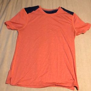 Orange and Blue lulu lemon shirt